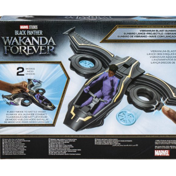 Marvel Black Panther Wakanda Forever Vibranium Blast Sunbird w/ Shuri - Picture 2 of 4